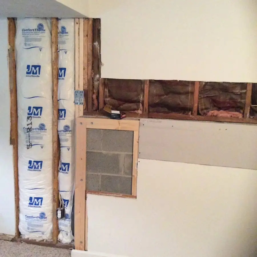 Wall insulation replacement during Odor Removal & Deodorization in Warr Acres